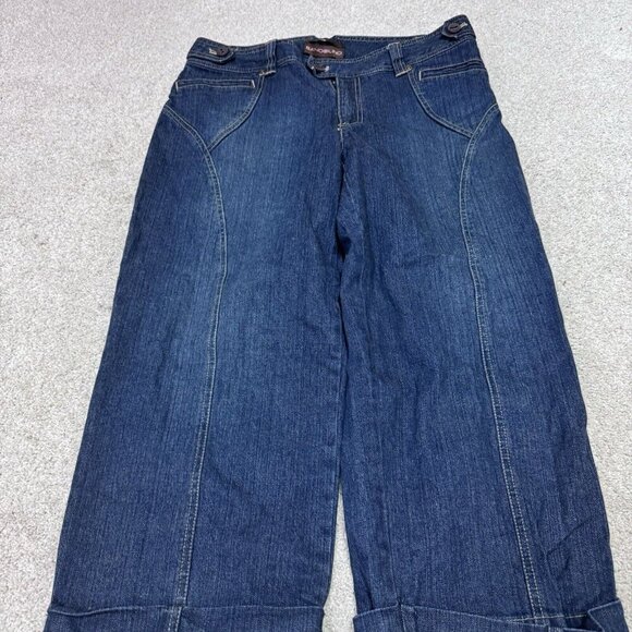 Bandolino Jeans Women’s Blue Cropped Pockets Size 10 - Picture 7 of 12